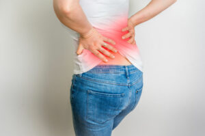 Low back pain at the QL, client could be in a fearful place re: money